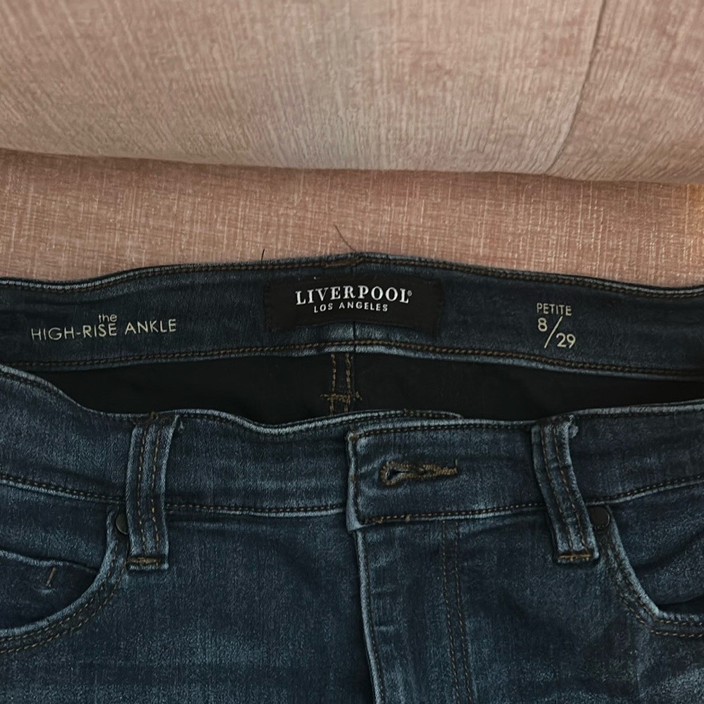 Men's High-Rise Ankle Jeans - Dark Blue
